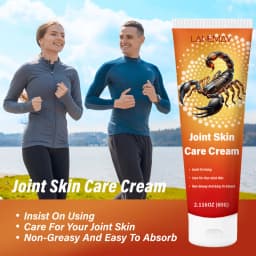 Joint Skin Care Cream with Scorpion Oil & Bee Venom – Extra Strong Moisturizer for Joint Stiffness.