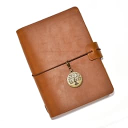 Travel Notebook Retro Leather Journal DIY Handmade Vintage Planner Note Book Portable Sketchbook Teacher School Gift 192 Pages