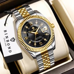 BINBOND Original Couple's Quartz Watches Luminous Waterproof Men's Women's Watch Mujer Reloj Ofertas Hoy Relogios Casal