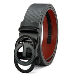 Men's Leather Belts Automatic Buckle Belt Famous Designer Brand Luxury Leather Metal Buckle Cowskin Belts for Jeans Men