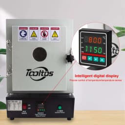 1150℃ High-Temp Muffle Furnace with Observation Window | 1750W Constant Temperature Oven for Jewelry Investment Casting