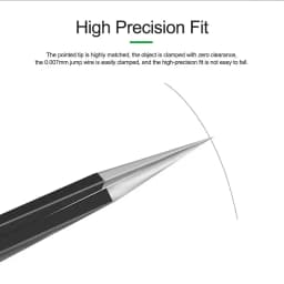 RELIFE RL-ESD-11/15 Anti-Static Precision Tweezers Set Stainless Steel ESD Tweezers Electronic Repair Soldering Iron Tool