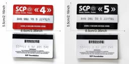 High Quantity Text Clear Letters Printed PVC SCP Hard Card Patches,top Hardboard,hardcard 8.5*5.5CM WF23461