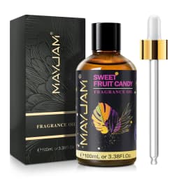 MAYJAM 100ml Fragrance Oil Coconut & Vanilla White Musk Sea Breeze Baby Powder Dragons Blood Sweet Tobacco Freesia for Aromatherapy Diffuser Humidifier Burner, Strawberry Watermelon Cherry Coconut Cranberry Fruit Essential Oil Making Candle Aromatic Spray