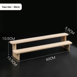 Pure Wood Display Stand Storage Rack Desktop Figurine Bubble Mat Doll Meat Green Plant Multi-layer Staircase Rack