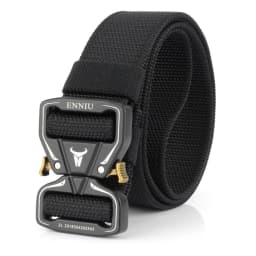 TUSHI Tactical Belt Alloy Buckle Quick Release Elastic Belt Casual Nylon Tooling Training Belt Men Trousers Belt
