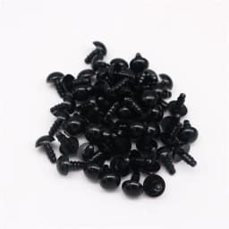 6-18mm Black Plastic Eye For Craft Doll Decoration Accessories Safety Eyes Amigurumi For Toy Animal Eye Doll Toys 50/100pcs