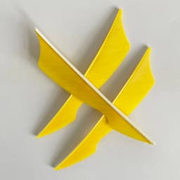 100 Pcs IBOUNFOX 4 Inch Natural Turkey Arrow Feathers Sting Shape Archery Fletches Feather Arrow Feltching Right Wing