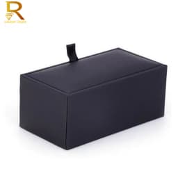 Free Shipping Cufflinks Black Jewelry Storage Manager Case Cuff links Display Box Holder Classic Fashion Gift Box Menswear