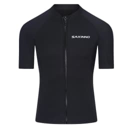 Men Wetsuit Top 2mm Neoprene Wetsuits Jacket Short Sleeves Zip Up Diving Suit for Swimming Snorkeling Scuba Diving Surfing Shirt