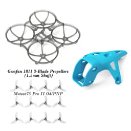 BETAFPV Meteor75 Pro II Canopy II for O4 Air Unit and Brushless Whoop Frame, Gemfan 1811 3-Blade Propellers Parts and Spares