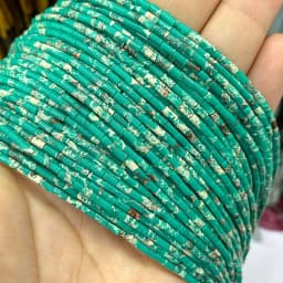 Natural Stone Beads 2x4mm Hematite Agate Jasper Crystal Cylinder Tube Loose Spacer Bead for Jewelry Making Diy Bracelet Necklace