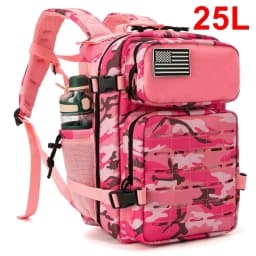 25L/ 45L Tactical Backpack Heavy Duty Camping Hiking Travel Commute School Rucksack With Bottle Holder