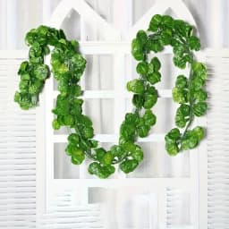 Artificial Green Ivy Leaf Rattan Creeper Leaves Vine Hanging Garland DIY Fake Flowers Plants for Garden Wedding Party Home Decor