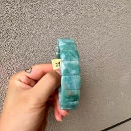 2026 AAA Grade Natural Larimar/Copper Pectolite Bead 10x14mm Bracelet Dominicana Genuine Larimar Gemstone Bangle Woman Wholesale