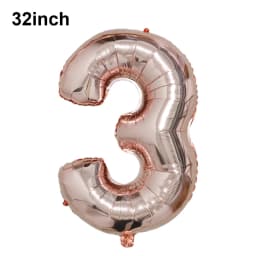 Balloon 1 Number Balloons Wild One Green Globe Blue Figure 1 Birthday Big Large 32 inch Red Rose Golden Silver Black Colorful