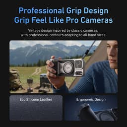 TELESIN Master Grip Set for iPhone17 Pro Pro Max Magnetic Phone Camera Hand Grip Holder 3200Mha Powerbank with Wireless Charging