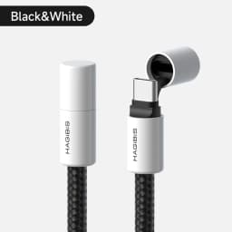 Hagibis USB C to USB C Cable With Protective Cap 240W Type C Cable PD 3.1 Fast Charging Cord for iPhone 16 17 Macbook Pro iPad