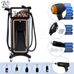 4 In 1 Soprano Titanium Ice Laser Hair Removal Device Alexandrite 808nm Diode Laser System Painless Permanent Body Hair Removal