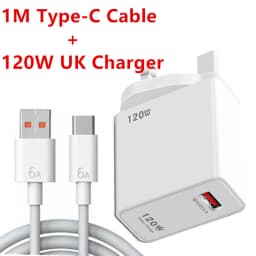 Gan 120W USB Charger Super fast Charging Adapter For Xiaomi Civi 12t 11t Redmi Note 11 Pro+ 11T Pro iphone samsung Type C Cable