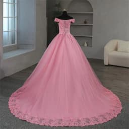 Customized Color Sweet 16 Dress Off Shoulder Plus Size Vestido De Noiva Sky Blue Quinceanera Dress Ball Gown Flower Women