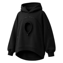 Personalized LOGO Customized Women's Hooded Pet Cat Pocket Casual Sweater Zipper Long Sleeve Hooded Fleece Top