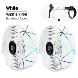 WEST BIKING Bicycle Handlebar Tape Soft EVA PU Bike Bar Tape Professional Cycling Damping Anti-Vibration Wrap With 2 Bar Plugs