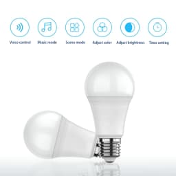 WiFi E27 Smart Dimmable Bulb RGBCW Colorful 220V LED Light App Adjust Bluetooth Support Alexa Google Home Voice Control