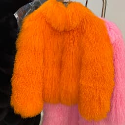 YOLOAgain High Collar Real Mongolia Sheep Fur Jacket For Women 2025 Winter Coats Outerwear