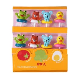 4/6/8/10PCS Unicorn Mini Food Fruit Fork Set Kid Cute Bento Box Decor Dessert Forks Cartoon Toothpick Cake Dessert Party Supply