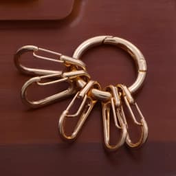 Metal O Ring Spring Clasps with 5pcs Hook Buckles for DIY Openable Round Carabiner Keychain Clips Hook Buckles Connector
