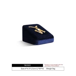 Yinbeini Velvet Pendant Necklace Display Stand Earring Stud Jewelry Display Prop Holder for Retail Showcase TB030