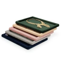 Cashmere Jewelry Display Tray Stackable Necklace Bracelet Ring Watch Drawer Showcase Jewelry Holder Dropshipping