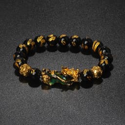 Color Changed Feng Shui Pi Xiu Bracelets Men Nature Stone Lucky Amulet Charm Beaded Bracelets Women Pi Yao Brave Wealth Jewelry