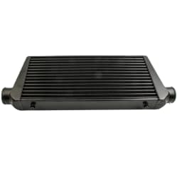Cooling Tube & Fin Intercooler 600 X 300 X 76mm 3 inch Outlet Universal Black