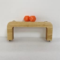 20 Cm Candy Solid Wood High Quality Candy Wooden Purse Frame Obag Handbag Accessories Diy Purse Hanger Guangzhou Purse Frames