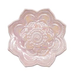 Flower Decorative Elegant Pattern Sturdy Ceramic Trinkets Dish Accessory for Rings Necklaces and Bracelets