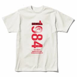 Coolmind U0014-T2 1984 Graphic Print Men T Shirt O-Neck Loose Tshirt Men 100% Cotton Tee Shirts