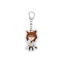 55MM Anime Pretty Derby Keychain Oguri Cap Special Week Silence Suzuka Tokai Teio Key Chain Acrylic Model Plate Christmas Gifts