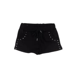 Summer New Style Hot Diamond Tie Rope Sexy European And American Fashion Short Style High Street Female Personality Dark Shorts