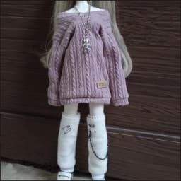 New 30/45/60cm Doll's Clothes for 1/3 1/4 1/6 Bjd Doll Loose Fitting Sweater Diy Girl Toys Dress Up Doll Accessories, No Doll