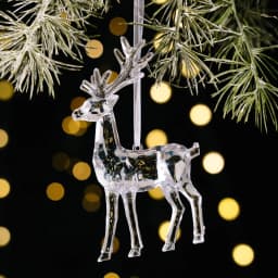 Acrylic Acrylic Christmas Pendants Transparent Clear Simulation Transparent Tree Hangings Hanging Pendant Crystal
