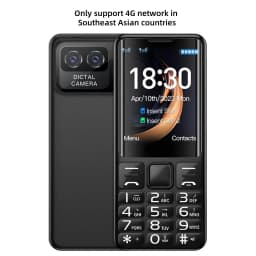 I79 (H6) 4G Mini Mobile Phone 2.4Inches TFT 32MB RAM No Camera Dual SIM Card English Keyboard Torch Cheap Cellphone for Elderly