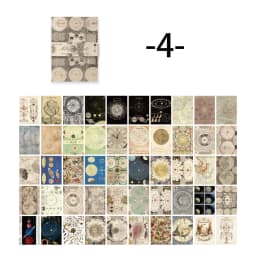 Mr. Paper 8 Style 100pcs/book Vintage Message Material Paper Creative Flower Character Hand Account Decorative Memo Pad