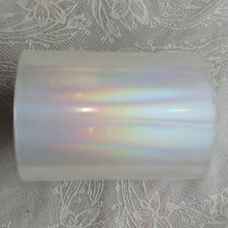 Holographic Foil Plain Transparent Foil Hot Stamping On Paper or Plastic 8cm X 120m/Lot DIY Package Box