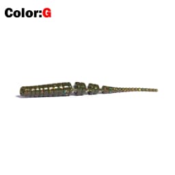 OUTKIT 4cm 5cm Fishing Soft Worm Lures Pin Tail Ice Fishing Bait Soft Polaris Sinking Lure Pesca Cheap Silicone Fishing Tackle