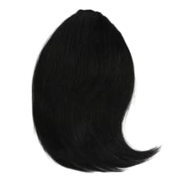 Human Hair Bangs Clip-In Hair Extension for Women 8inch 20g Front 3 clips in Straight Remy Natural Human Hair Fringe All Colors