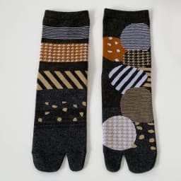 Women Colorful Jacquard Two-Toed Socks Combed Cotton Soft Breathable Split Toe Socks Funny Chic Plants Leopard Striped Tabi Sock