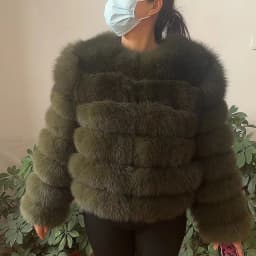 WEFURLENA 2026 New Real Fur Coat Winter Jacket Women natural large wool fox fur coat Street warm long sleeve detachable vest