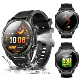 DOOGEE Anywise W1 AI Smart Watch GPS 1.43" AMOLED Display 24Hrs Health Monitoring 5ATM Water Resistance Waterproof Sport Watch